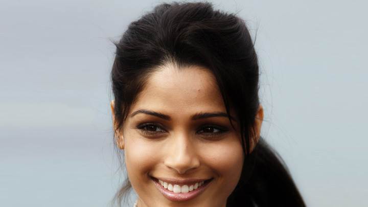 Freida Pinto Face Closeup At Desert Dancer Photocall